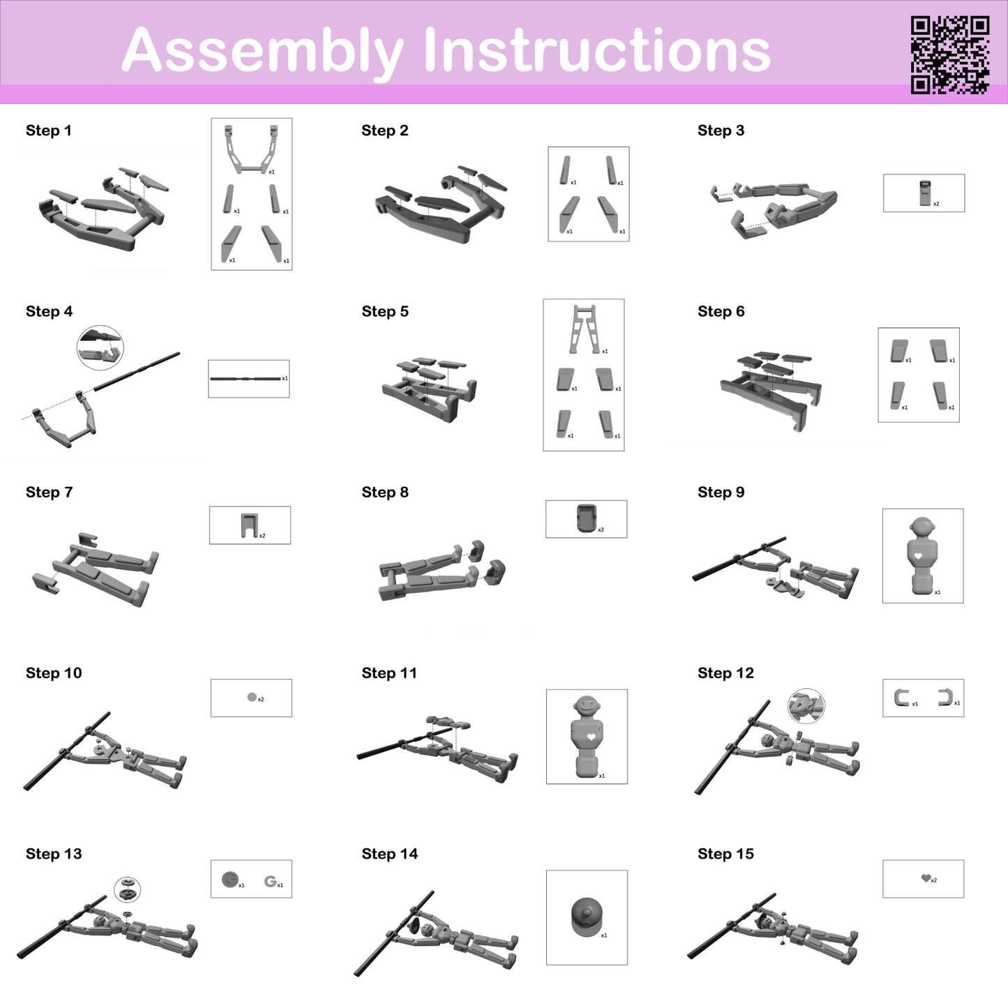 Gymbot - Strawberry Kiwi - Partially Assembled Kit