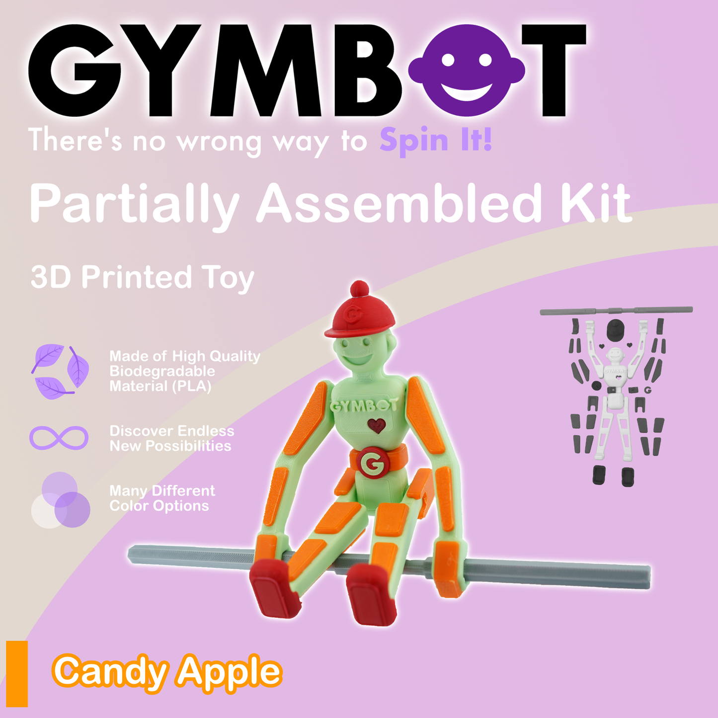 Gymbot - Candy Apple - Partially Assembled Kit