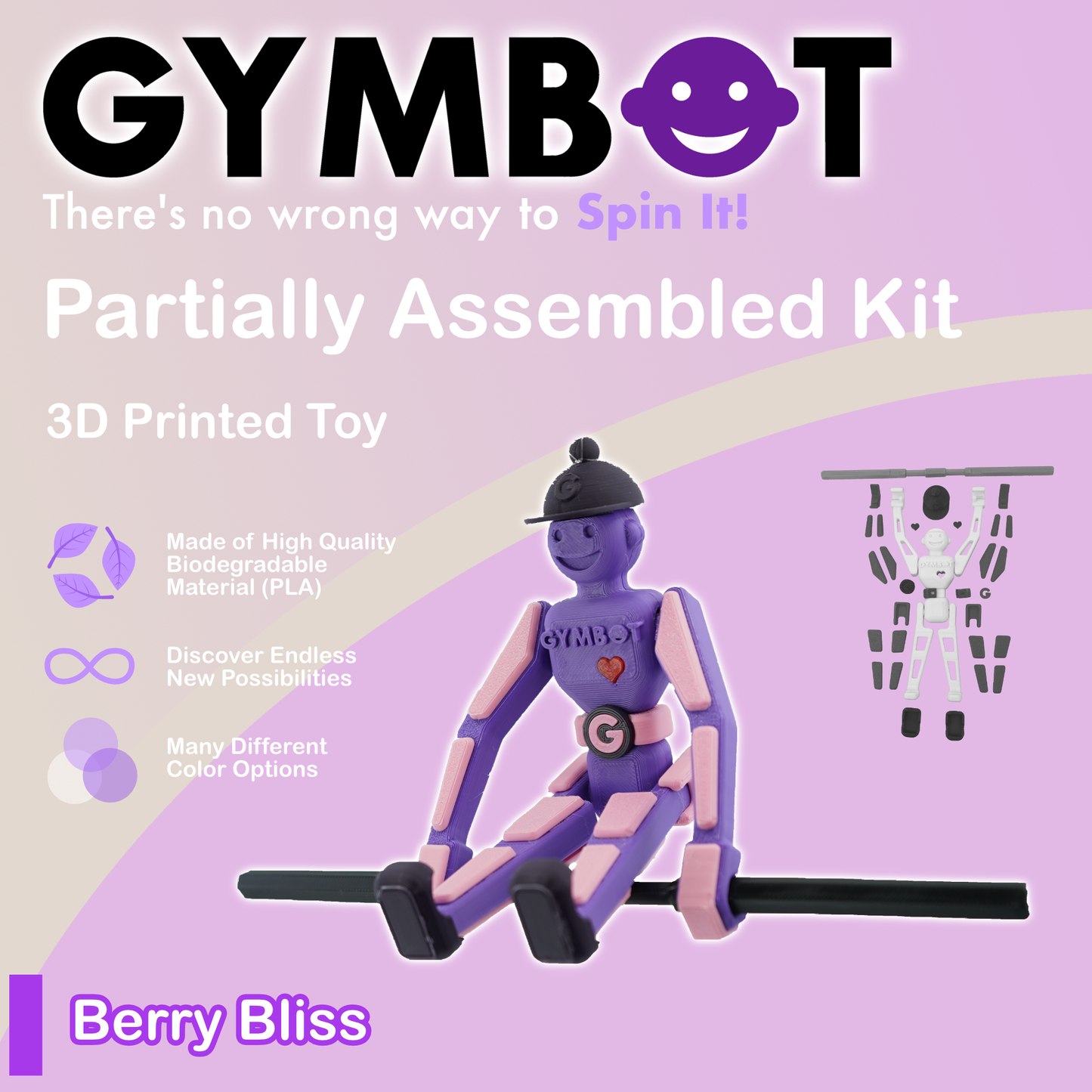 Gymbot - Berry Bliss - Partially Assembled Kit