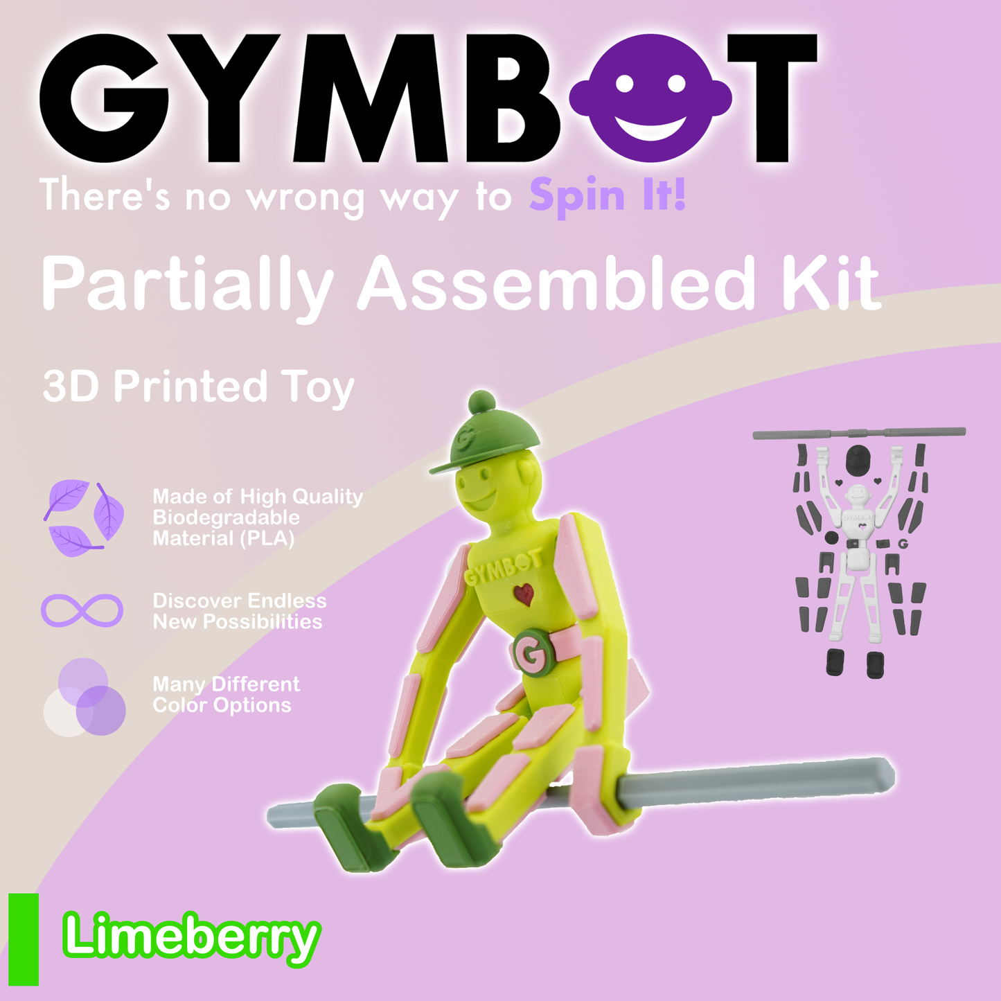 Gymbot - Limeberry - Partially Assembled Kit