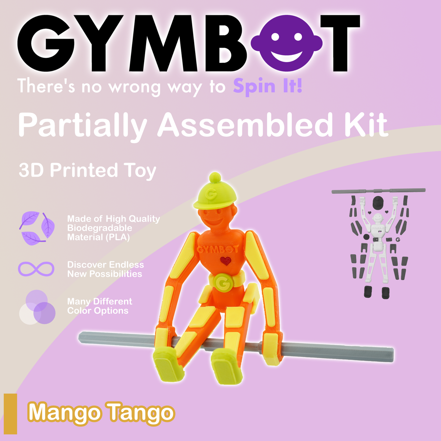 Gymbot - Mango Tango - Partially Assembled Kit