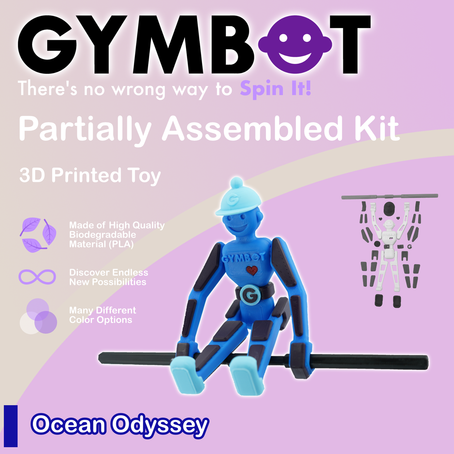 Gymbot - Ocean Odyssey - Partially Assembled Kit