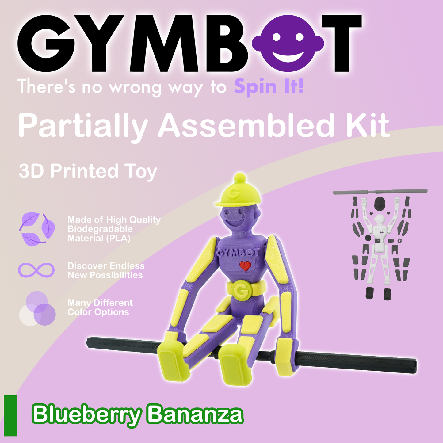 Gymbot - Blueberry Bananza - Partially Assembled Kit